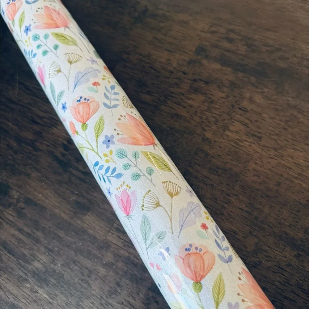 Floral Glitter Heavyweight Punch Studio Gift Wrap Punch Studio Wrapping Paper